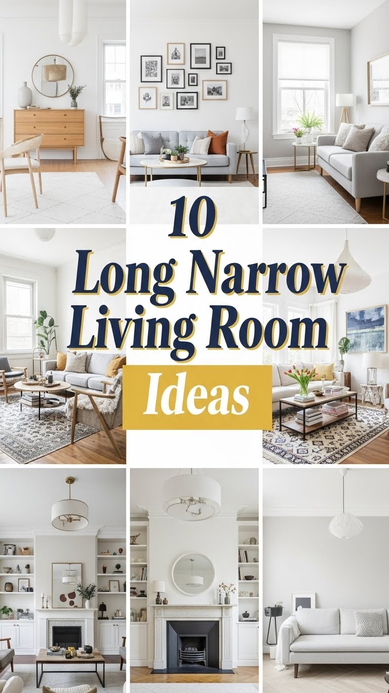 10 Long Narrow Living Room Ideas