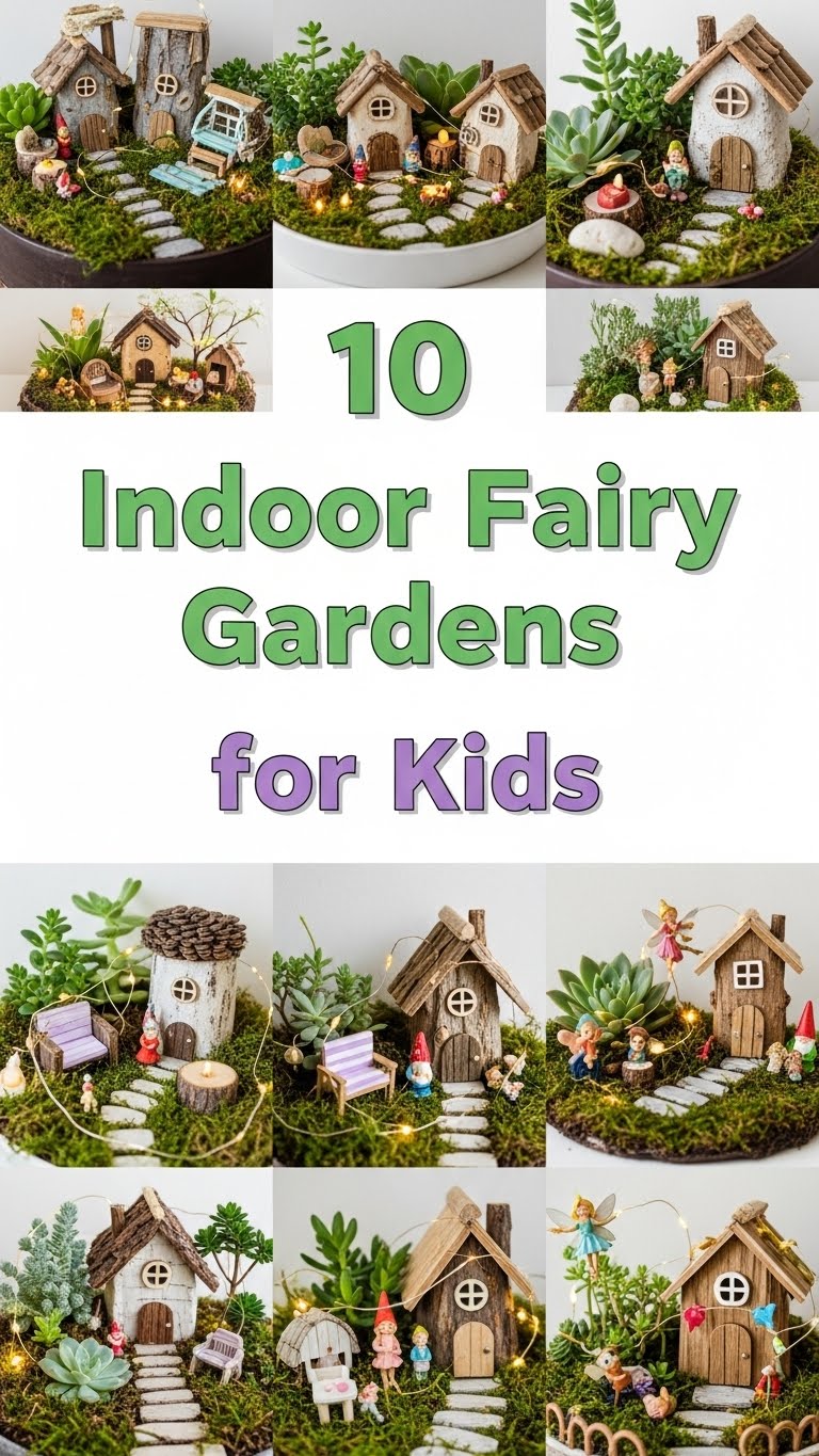 10 Indoor Fairy Gardens for Kids