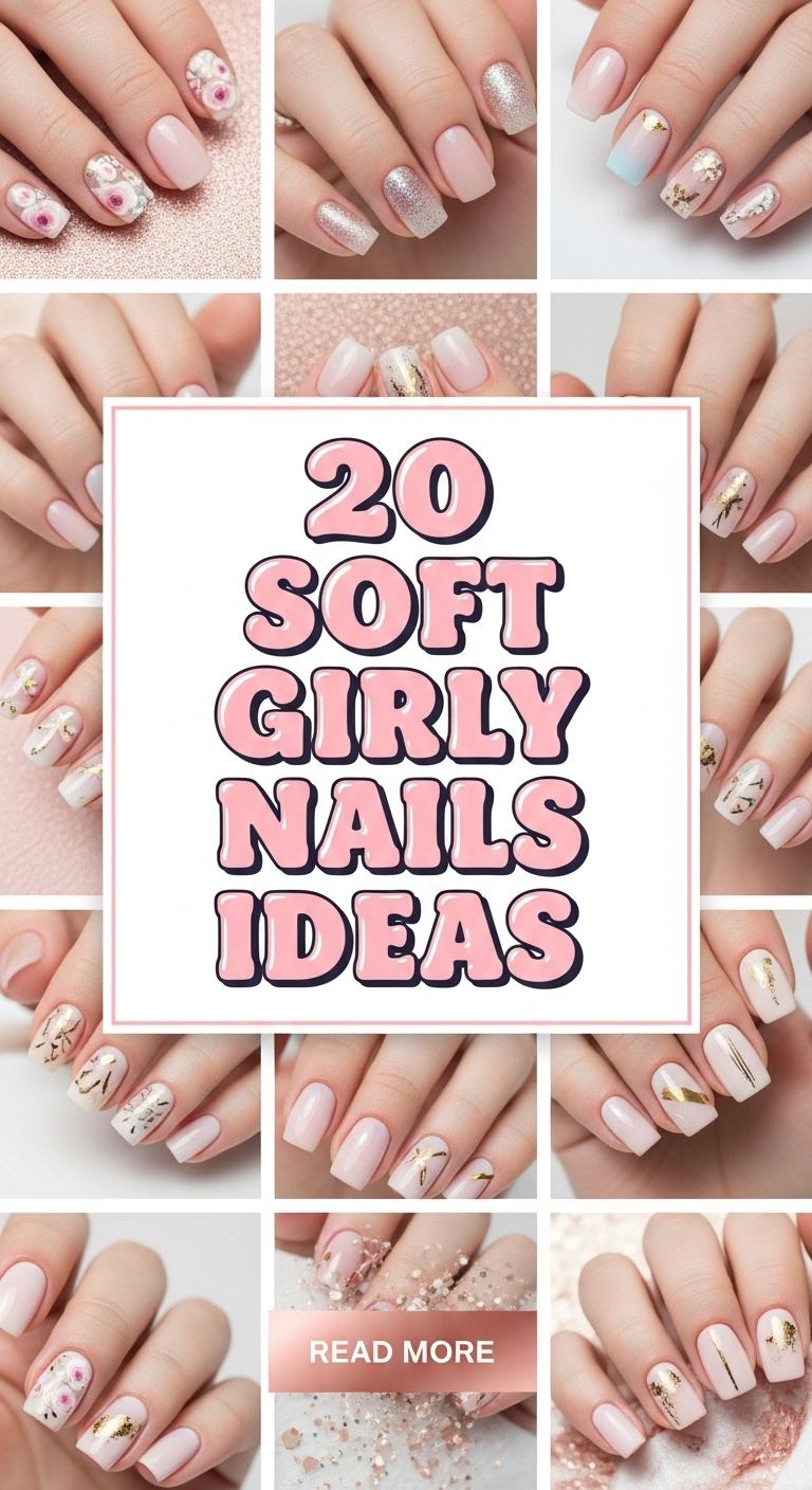 20 Soft Girly Nails Ideas