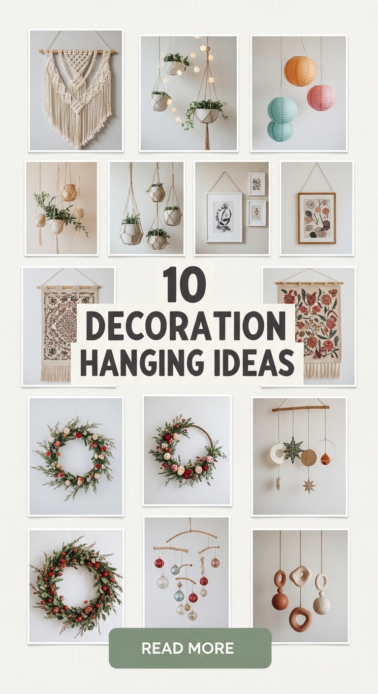 10 Decoration Hanging Ideas