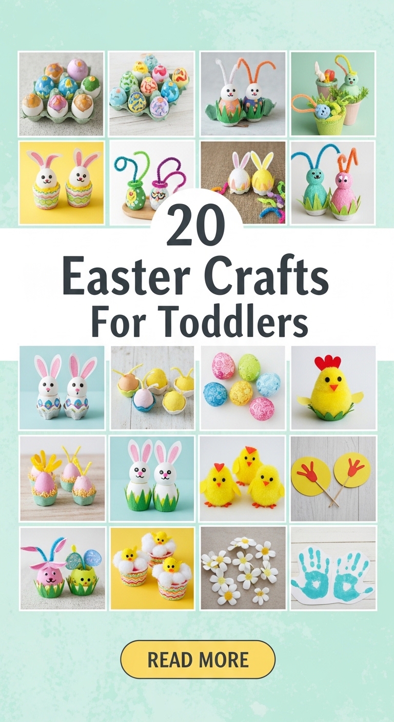 20 Easter Crafts For Toddlers