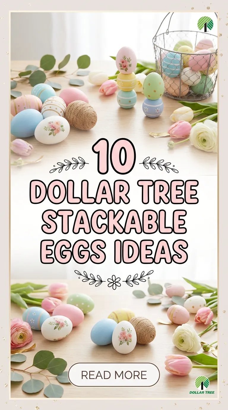 10 Dollar Tree Stackable Eggs Ideas