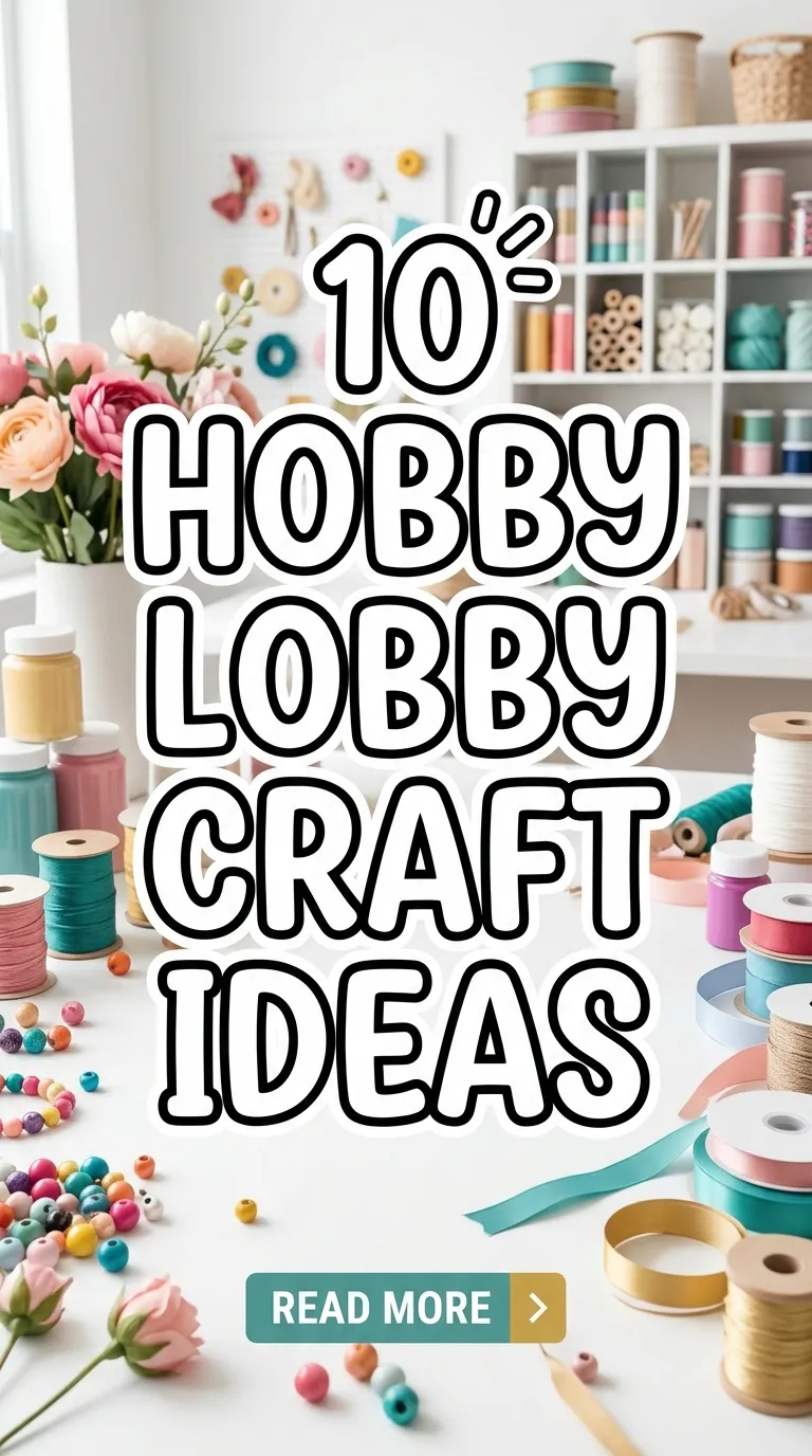 10 Hobby Lobby Craft Ideas