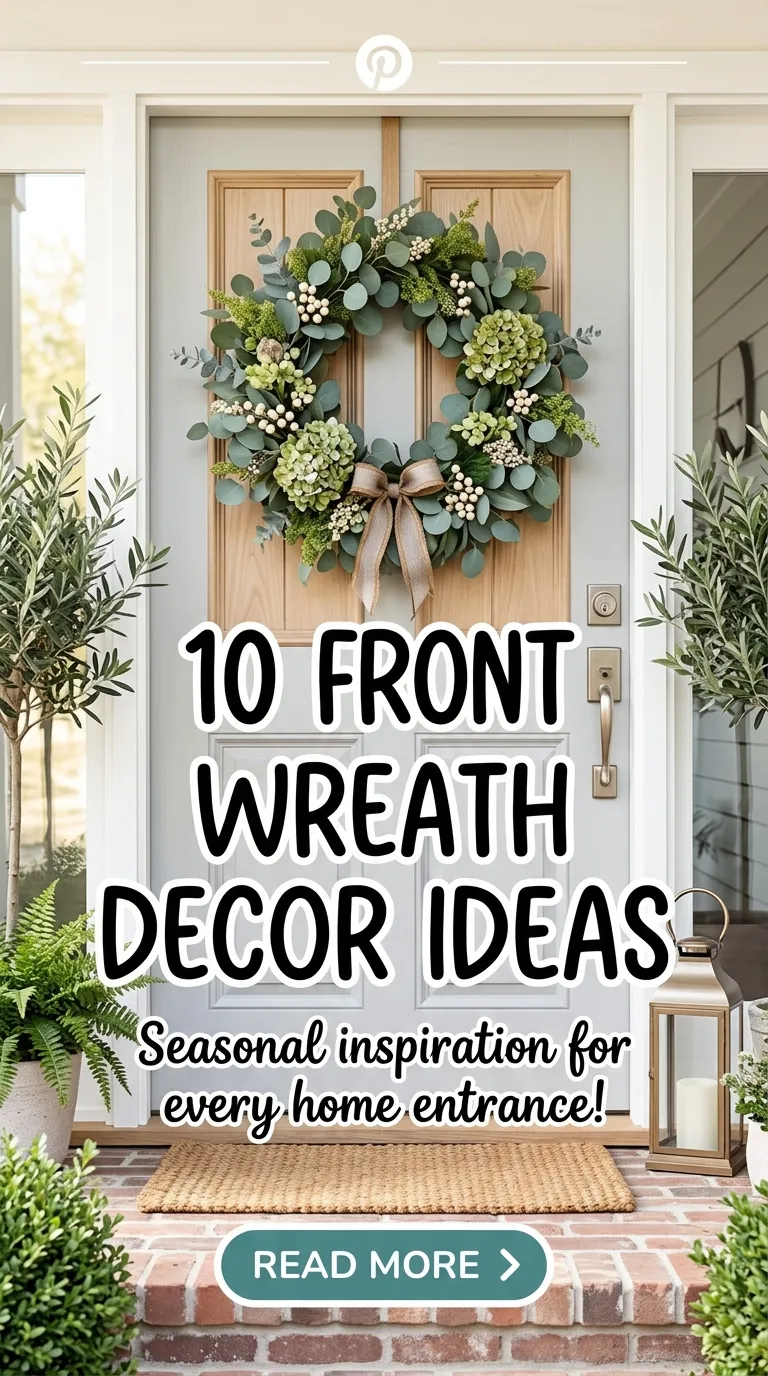 10 Front Door Wreath Decor Ideas