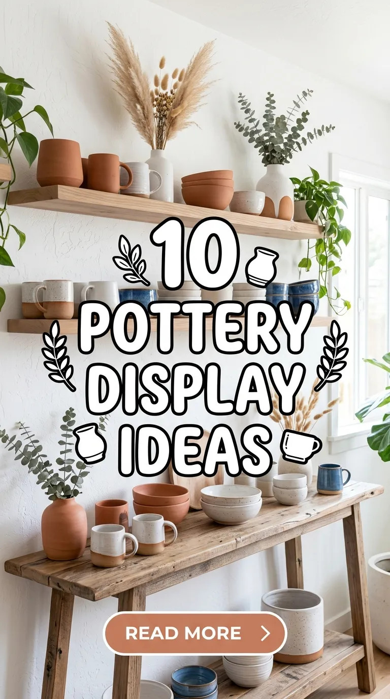 10 Pottery Display Ideas