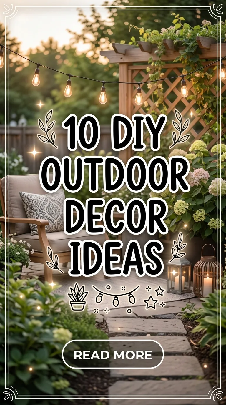 10 DIY Outdoor Decor Ideas