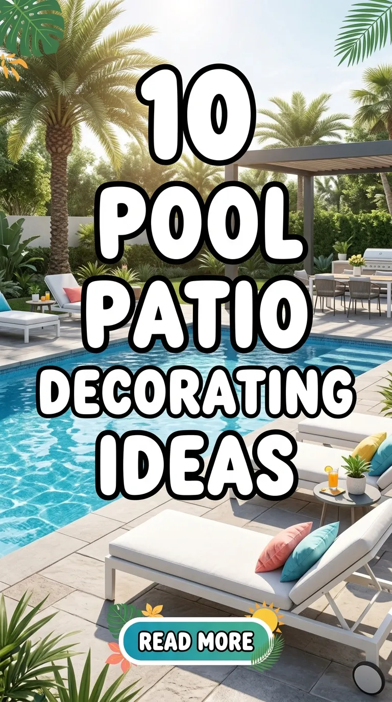 10 Pool Patio Decorating Ideas