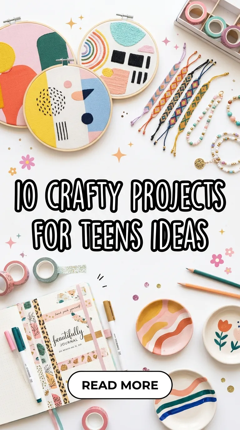 10 Crafty Projects For Teens Ideas