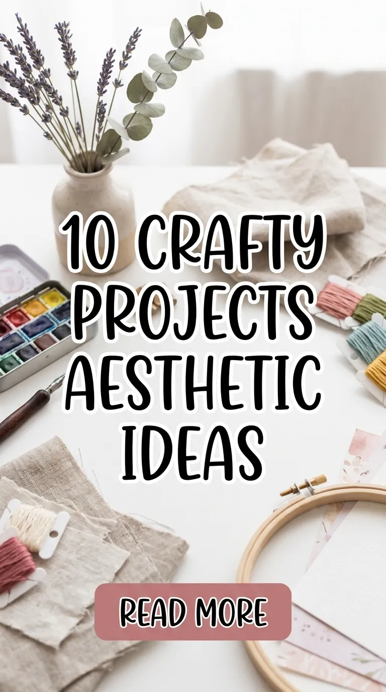10 Crafty Projects Aesthetic Ideas