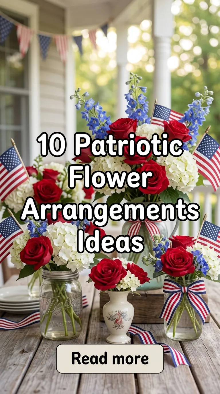 10 Patriotic Flower Arrangements Ideas