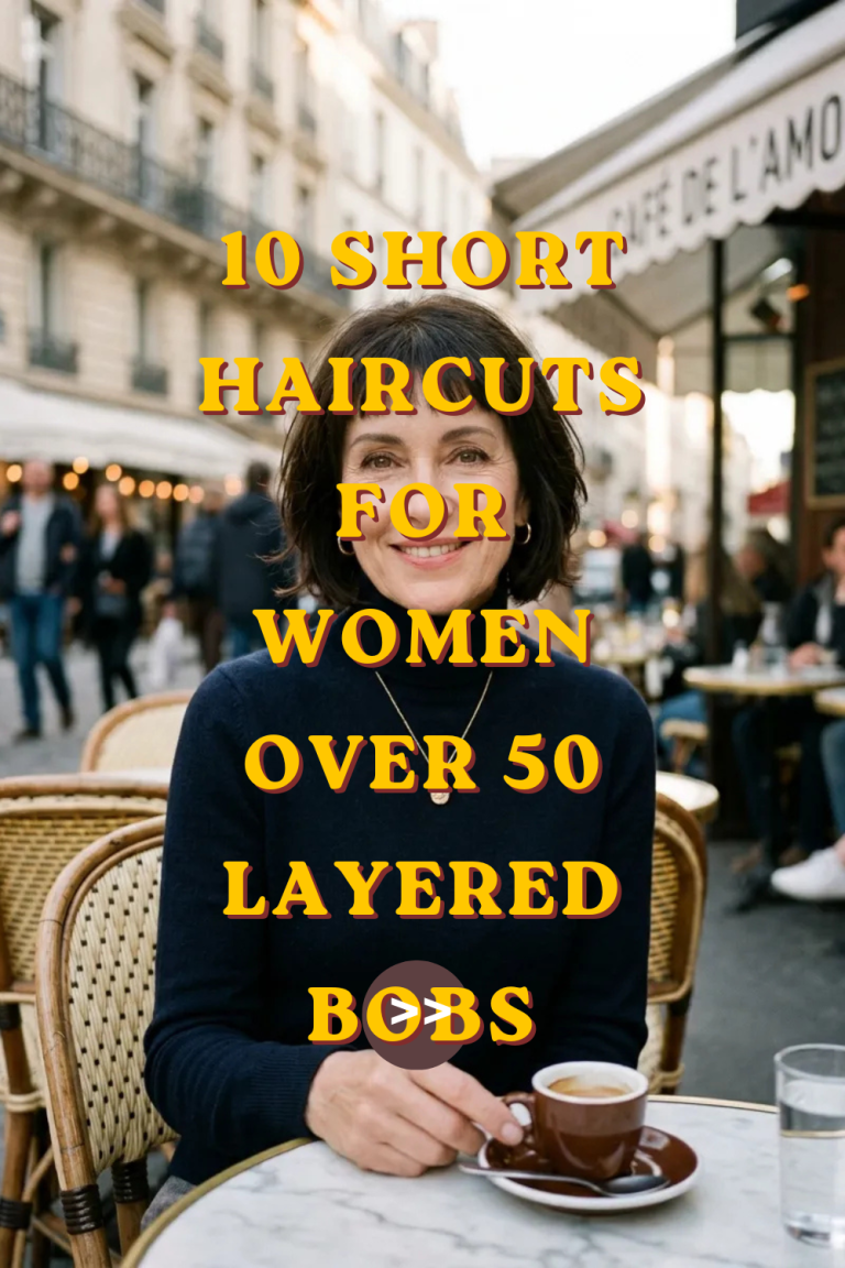 10 Short Haircuts For Women Over 50 Layered Bobs