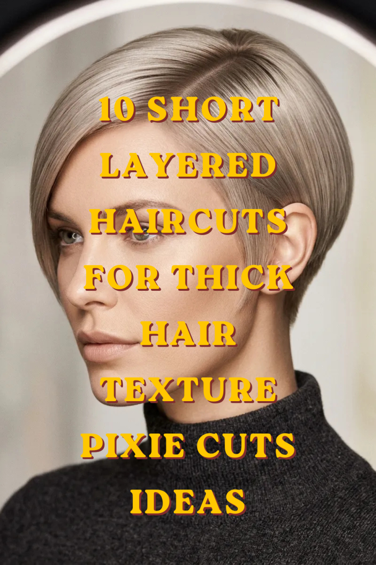 10 Flattering Short Layered Pixie Cuts for Thick Hair
