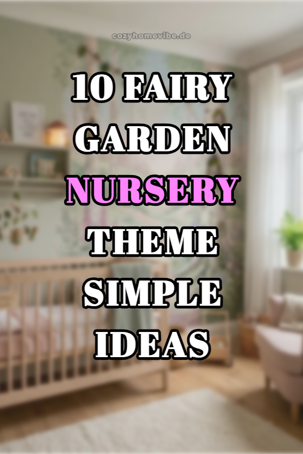 10 Fairy Garden Nursery Theme Simple Ideas