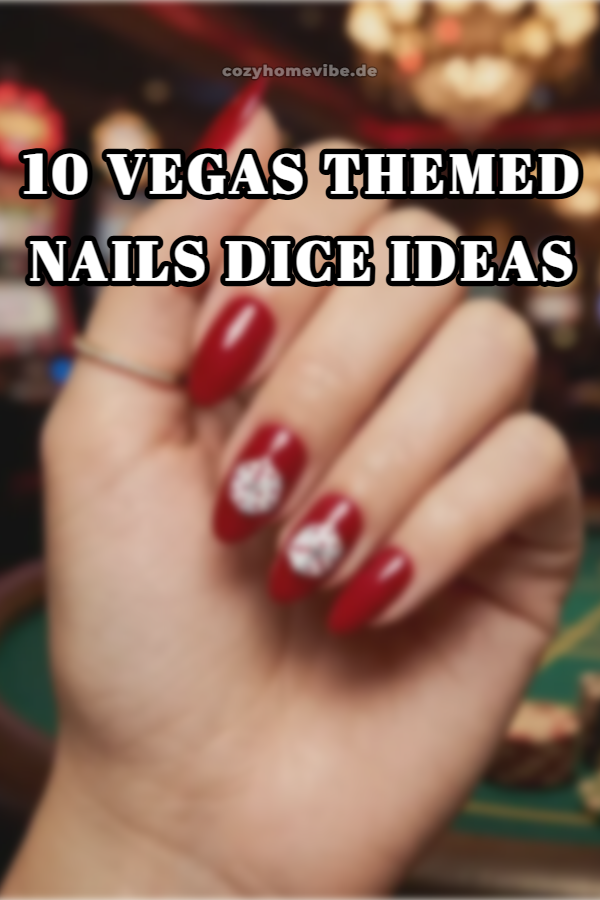 10 Vegas Themed Nails Dice Ideas