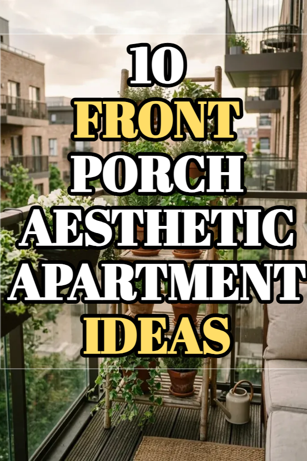 10 Front Porch Aesthetic Apartment Ideas